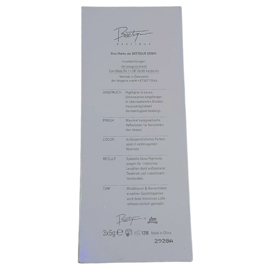 BEETIQUE Highlighter Palette Face Glow