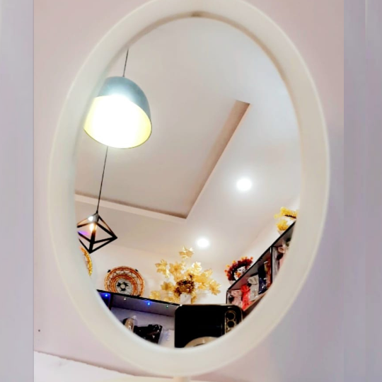 Miniso USB rechargeable led vanity mirror with detachable stand