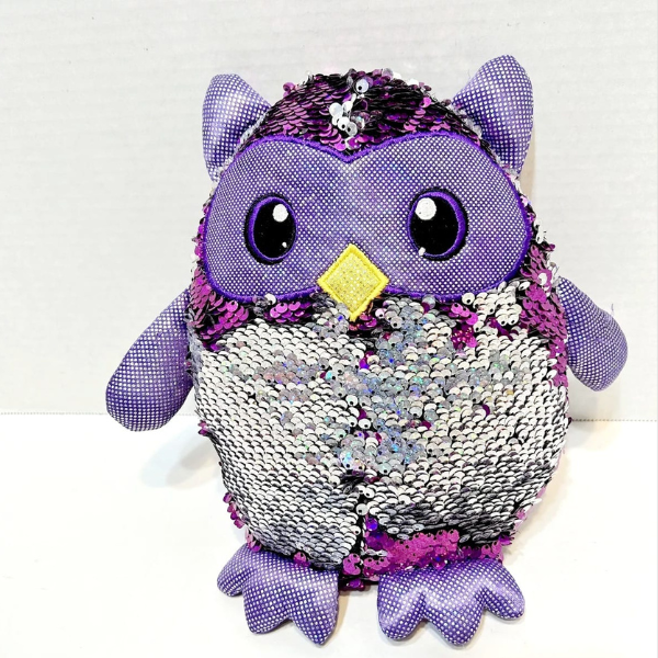 Shimmeez Oliver Owl Stuffed Toy 9 inches