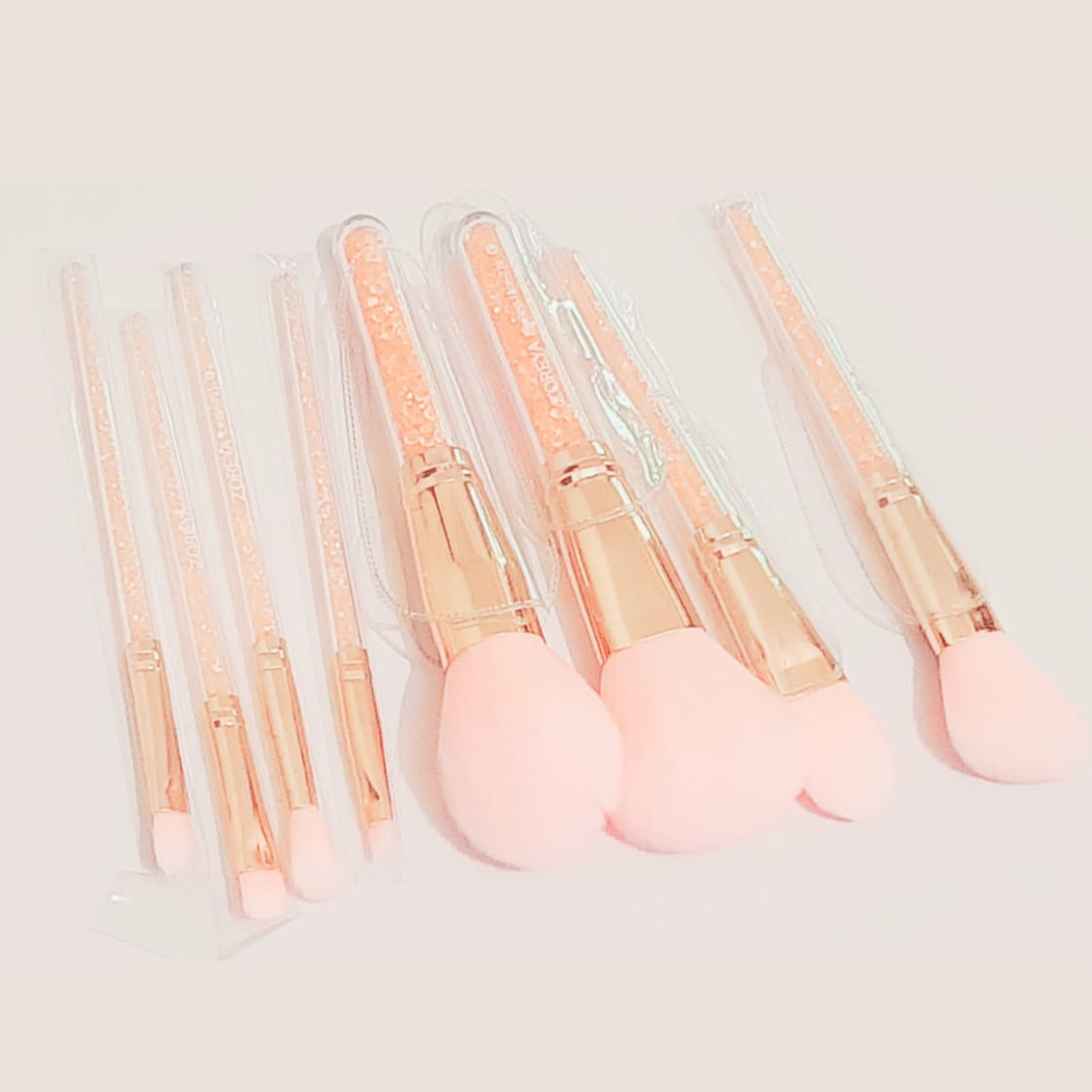 Makeup Brushes Set 8pcs with Pouch Bag