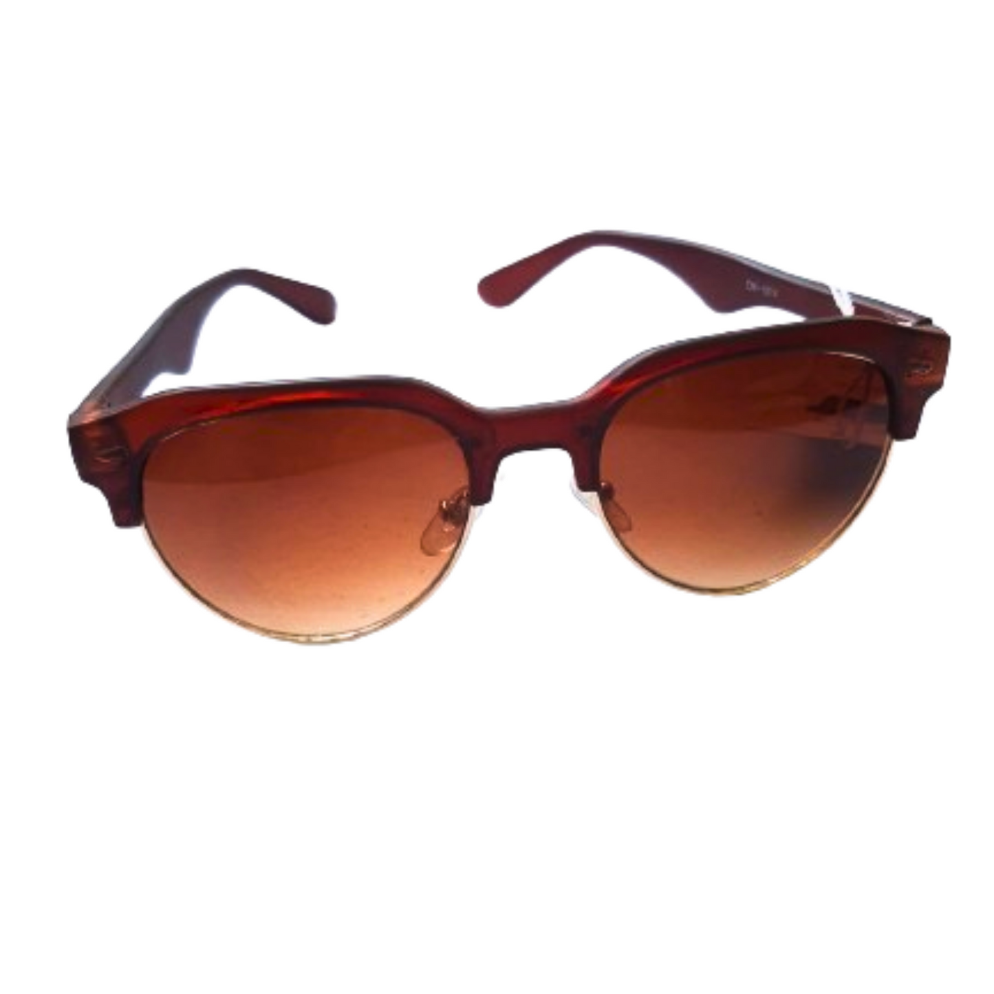 Vintage Round Brown Sunglasses for Women