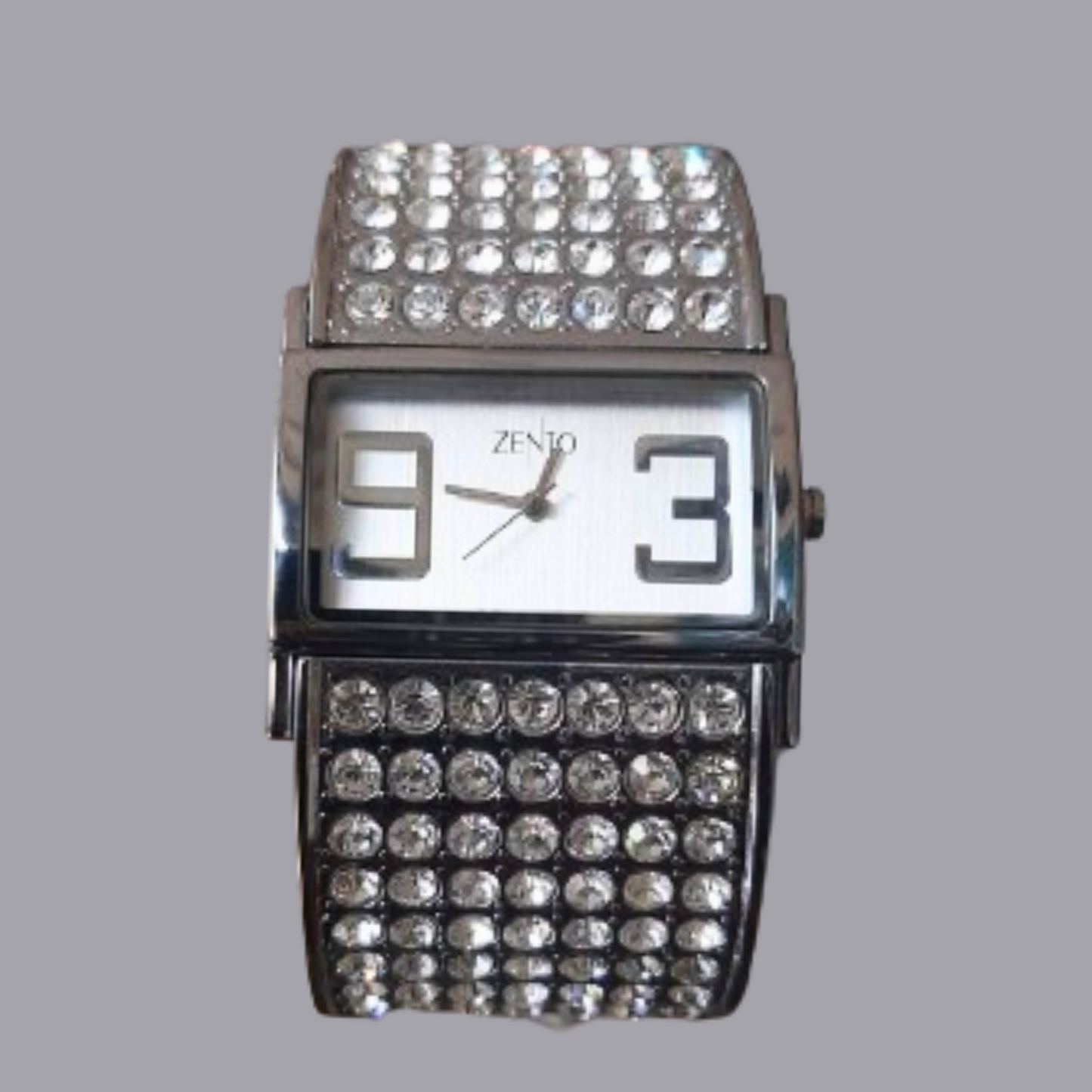 Bracelet Design Quartz Watch with Rhinestone