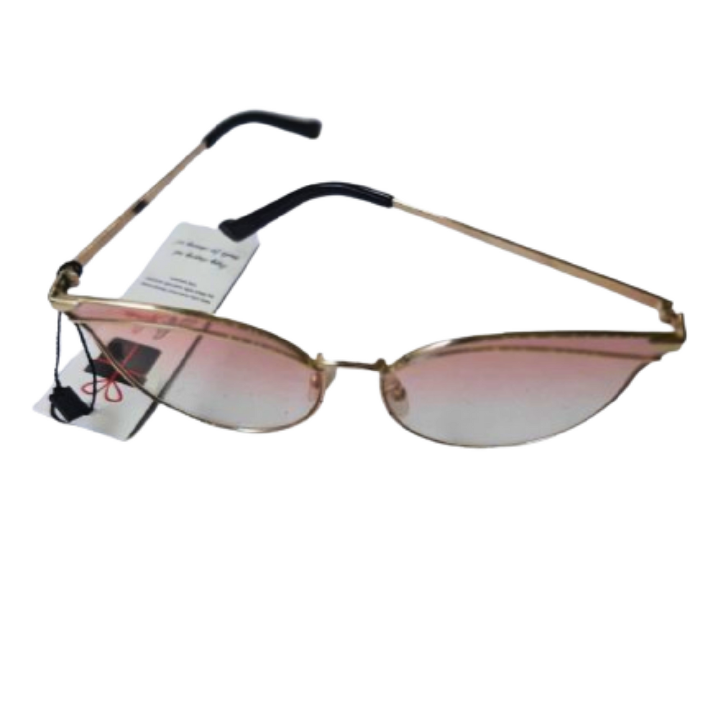 Metal Frame UV400 Stylish Cat Eye Fashion Glasses for Women