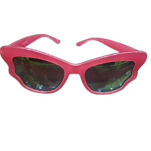 Hot Pink Butterfly Sunglasses for Kids