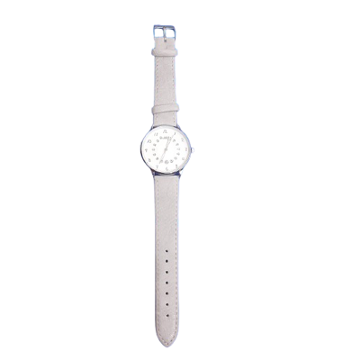 Bubble Time Beige Wrist Watch
