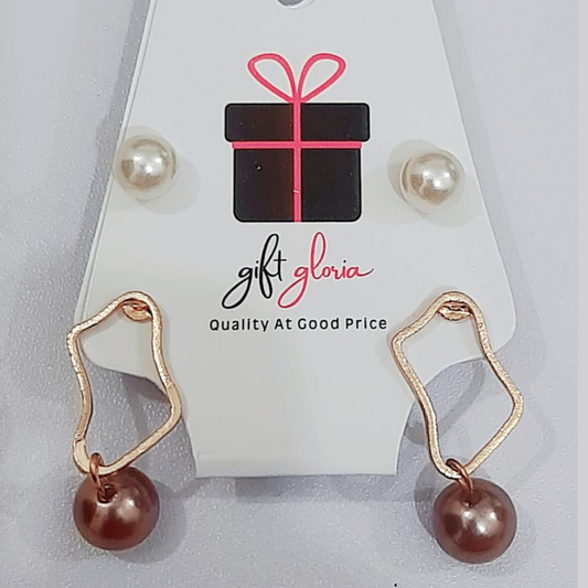 Pearl Queen Earring Set