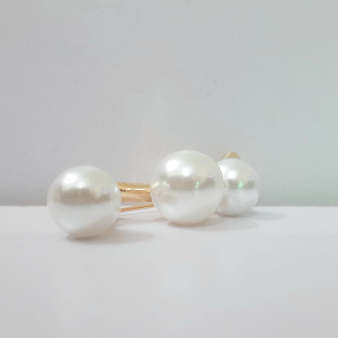 White Pearl Scarf Pin